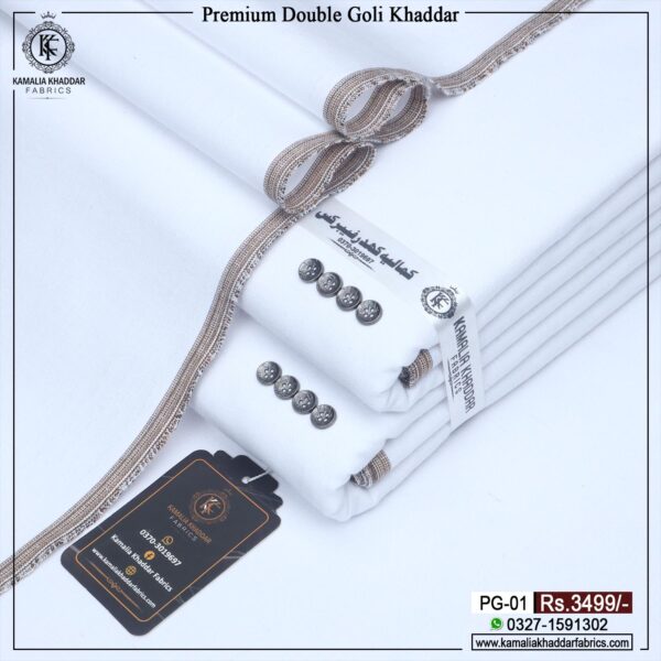 PREMIUM DOUBEL GOLI KHADDAR PG | 01